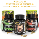 STOMACH CLEANSER - Probiotic Detox & Flatter Belly Ayurvedic Supplement | 14-Days Program To Remove Constipation & Toxins | 100% Natural with Probiotics