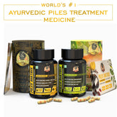 PILES MATRIX - Vein Restore + Rectum Restore Ayurvedic Supplements + Herbal Remedies Diet Booklet | Relives Pain & Shrinks Mass | 100% Natural Health Care > Gut Health > Piles > Medicine > Ayurvedic Piles Treatment The Yoga Man Lab
