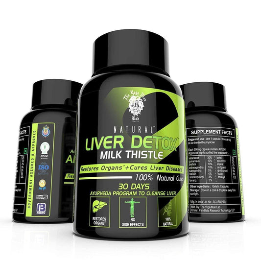 2. The Yoga Man Lab Milk Thistle for Liver Detox and Strength The Yoga Man Lab