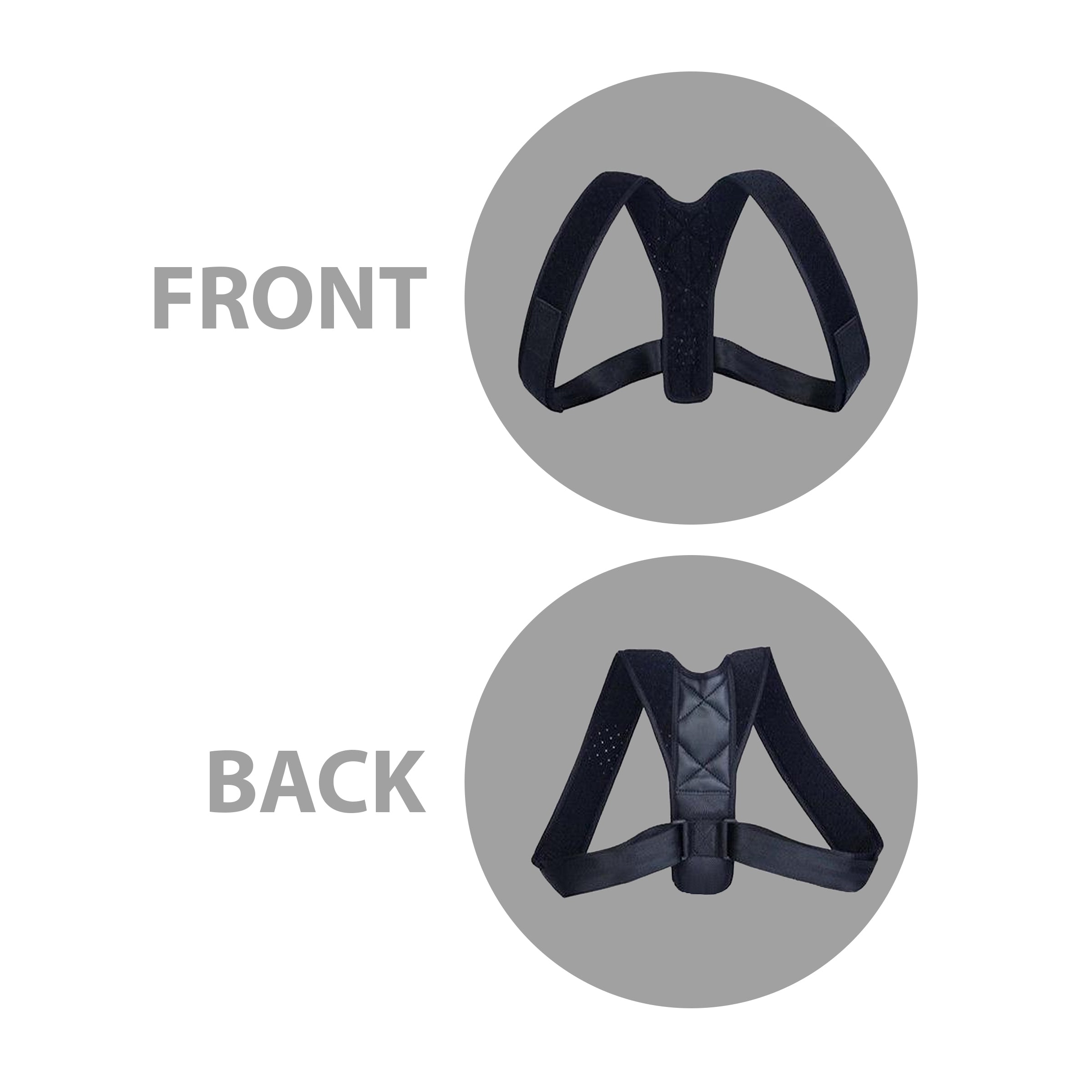YogaManLab® Posture Corrector Belt - Back Pain, Hips Pain, Sciatica Pain - Corrects Hump Back