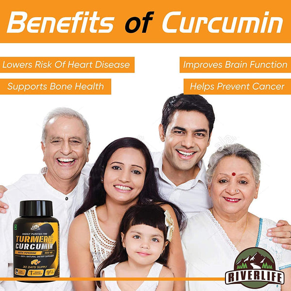 YogaManLab® Ayurvedic Turmeric Curcumin With Raw Turmeric, 95% Curcuminoids and Black Pepper | For Joint & Healthy Inflammatory Support | 100% Natural & Indian