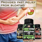 YogaManLab® STOMACH CLEANSER KIT- Extreme Purge + Intestine Detox + Daily Fiber Cleanse (3 Ayurvedic Supplements) | Probiotic Soluble Fiber Formula For Smooth Bowel Movement | 100% Natural