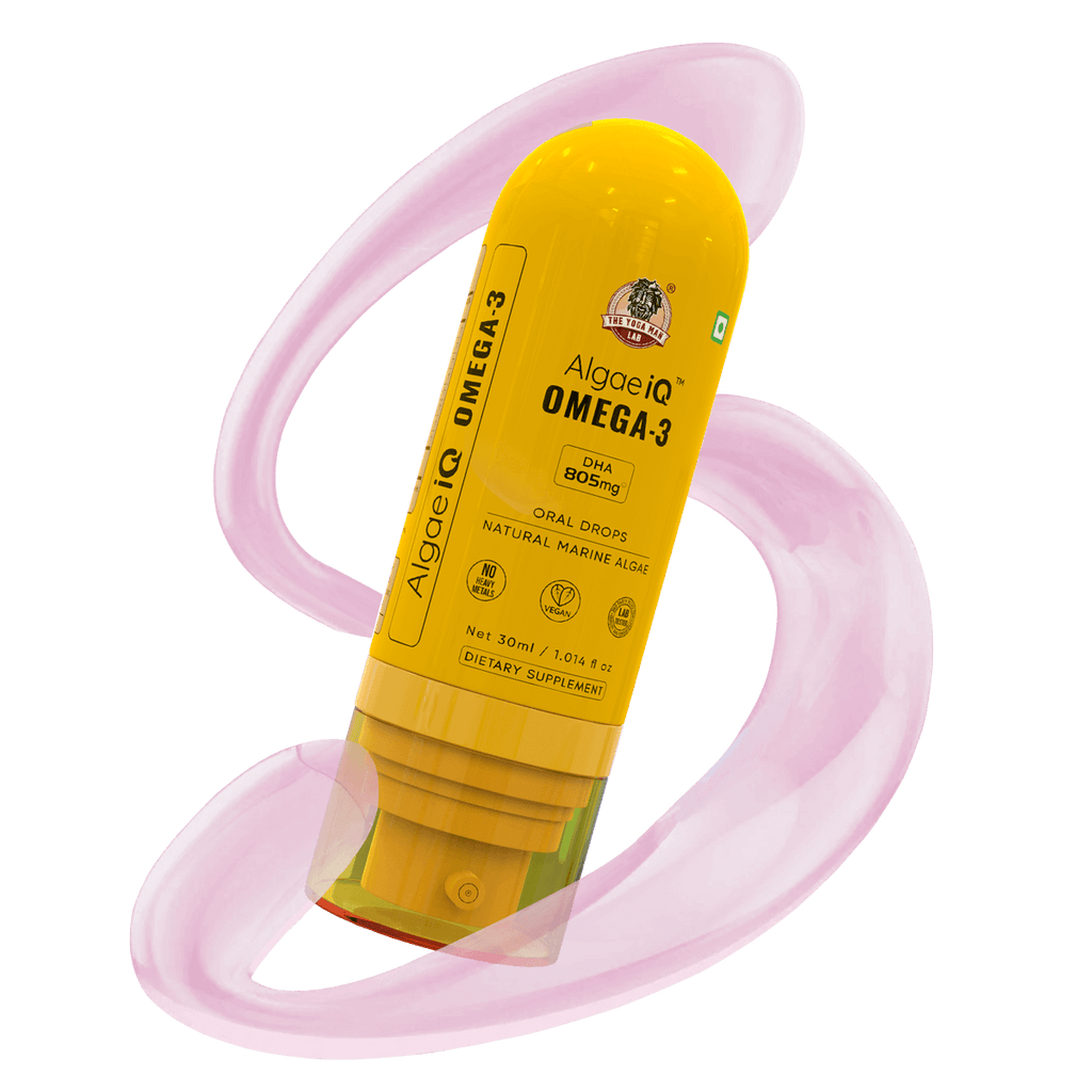 YogaManLab® AlgaeIQ Omega-3 with 800mg DHA | TEST