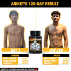 YogaManLab® PLANTOSTERONE - Ayurvedic Muscle Builder & Testosterone Booster | Helps Increase Muscle Size & Body Weight| 100% Natural