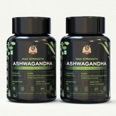 YogaManLab® Ashwagandha Tablets - 100% Lab Certified | Xtra Energy Booster & Stress Reliever - 30 Tablets