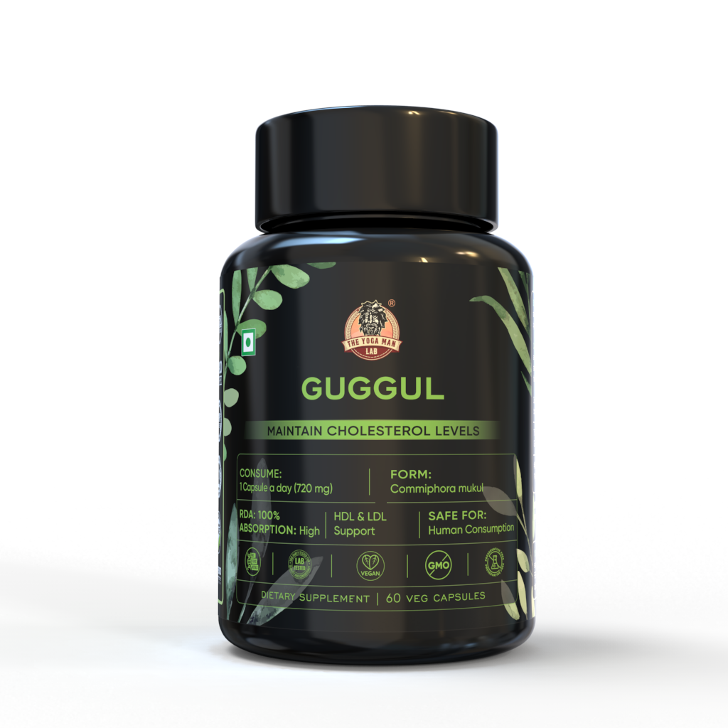 Shuddha Guggulu (Guggul Sterones) Supplement - For Liver Health, Liver Cleansing, Triglyceride Support, Bile Production, NON-GMO, Gluten Free Main image