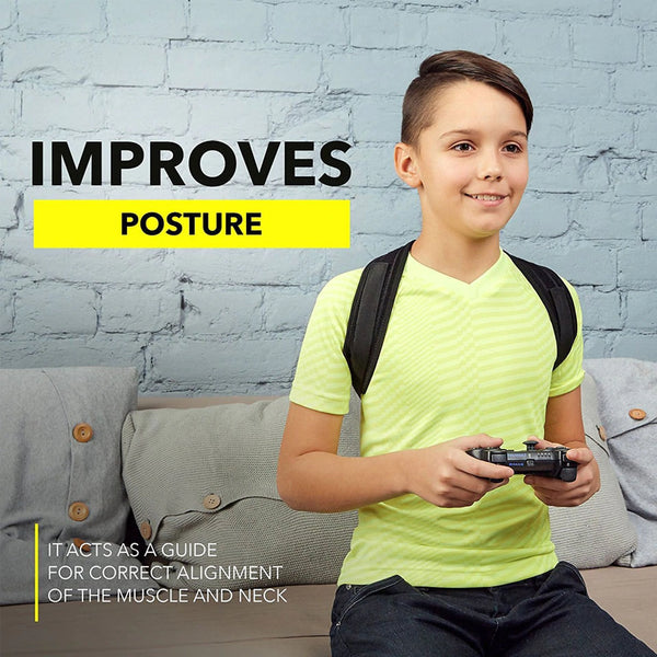 YogaManLab® Posture Corrector Belt - Back Pain, Hips Pain, Sciatica Pain - Corrects Hump Back