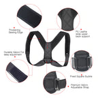 YogaManLab® Posture Corrector Belt - Back Pain, Hips Pain, Sciatica Pain - Corrects Hump Back