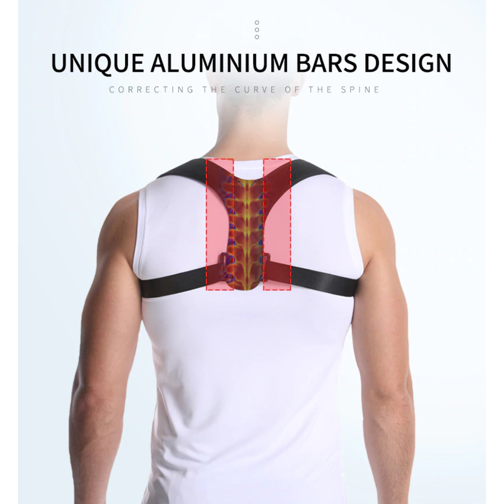 YogaManLab® Posture Corrector Belt - Back Pain, Hips Pain, Sciatica Pain - Corrects Hump Back