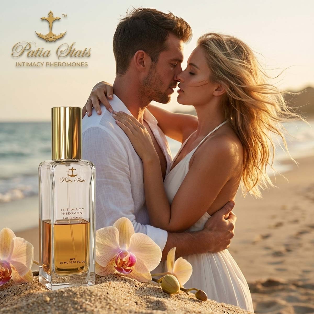 Patia Stats® Intimacy Pheromones Perfume For Men | Attraction DNA Infused Formula | Eau De Parfum 20ml