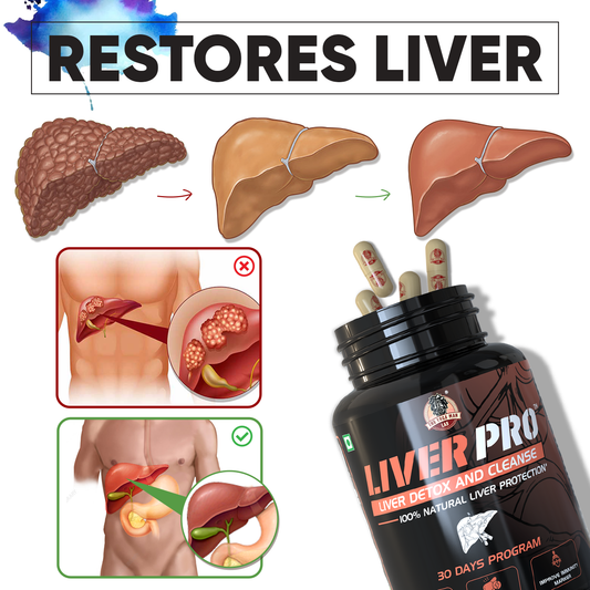 Liver Pro - Fatty Liver Ayurvedic Supplement | Helps Restore Liver Health & Remove Toxins | 100% Natural & Ayurvedic | 28 Days Program