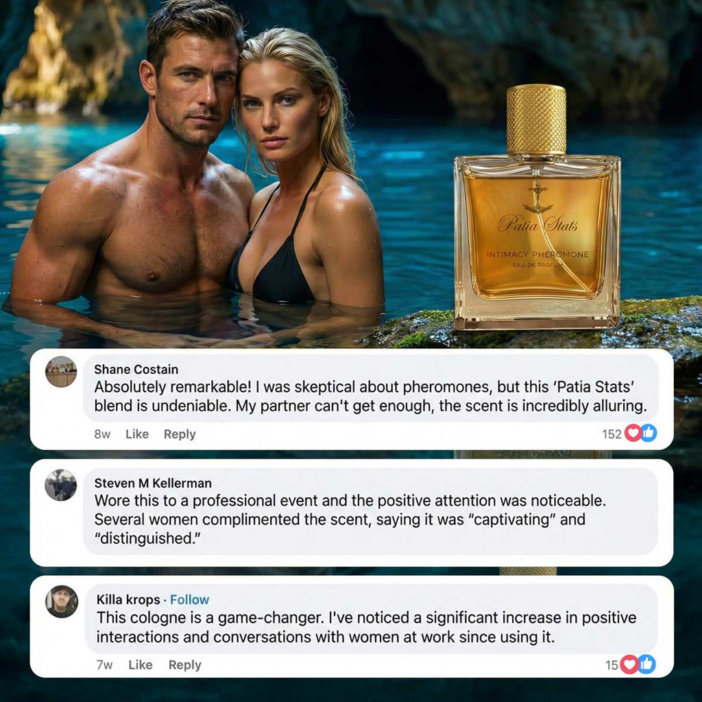 Patia Stats® Intimacy Pheromones Perfume | Attraction DNA Infused Formula | Eau De Parfum 50ml