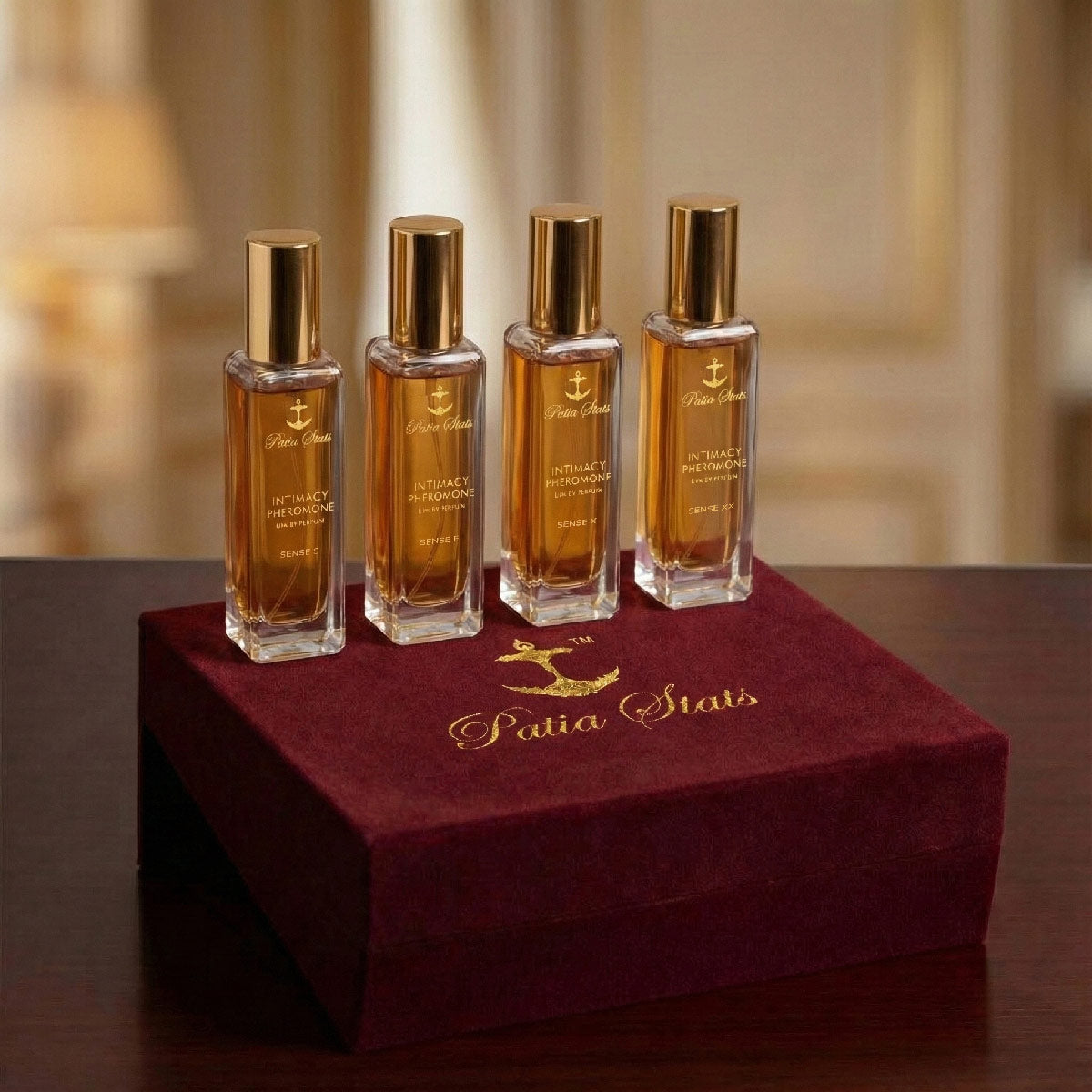 Patia Stats® Intimacy Pheromones Perfume for Men | 4 Signature Scents | Attraction DNA-Infused Eau de Parfum Secondary image