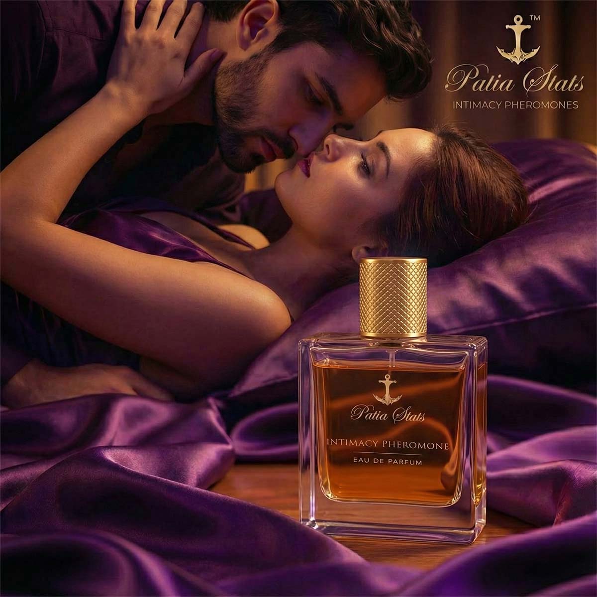 Patia Stats® Intimacy Pheromones Perfume | DNA Attraction Formula | Eau De Parfum 50ml (Million)