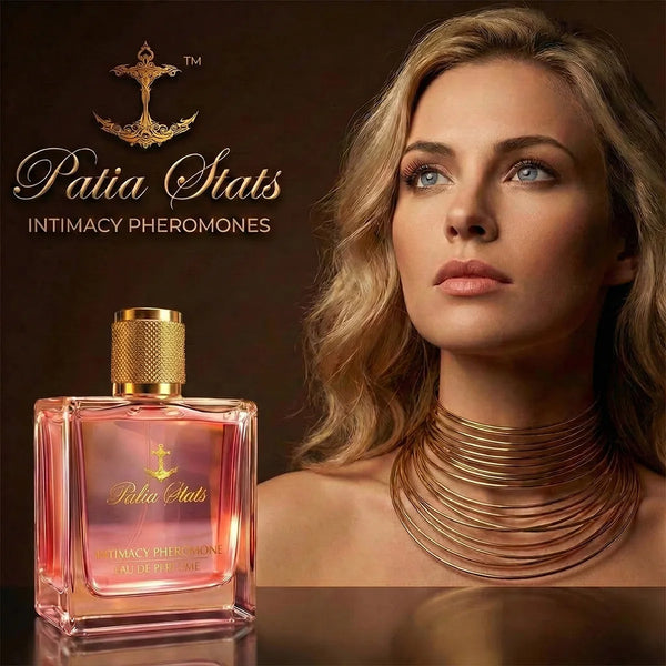 Patia Stats® Intimacy Pheromones Perfume for Women | Attraction DNA-Infused Formula | Eau de Parfum 50ml