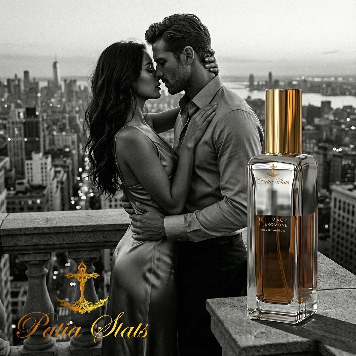 Patia Stats® Intimacy Pheromones Perfume For Men | Attraction DNA Infused Formula | Eau De Parfum 20ml