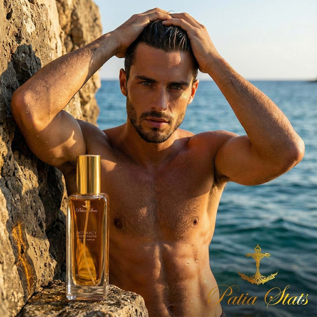 Patia Stats® Intimacy Pheromones Perfume For Men | Attraction DNA Infused Formula | Eau De Parfum 20ml