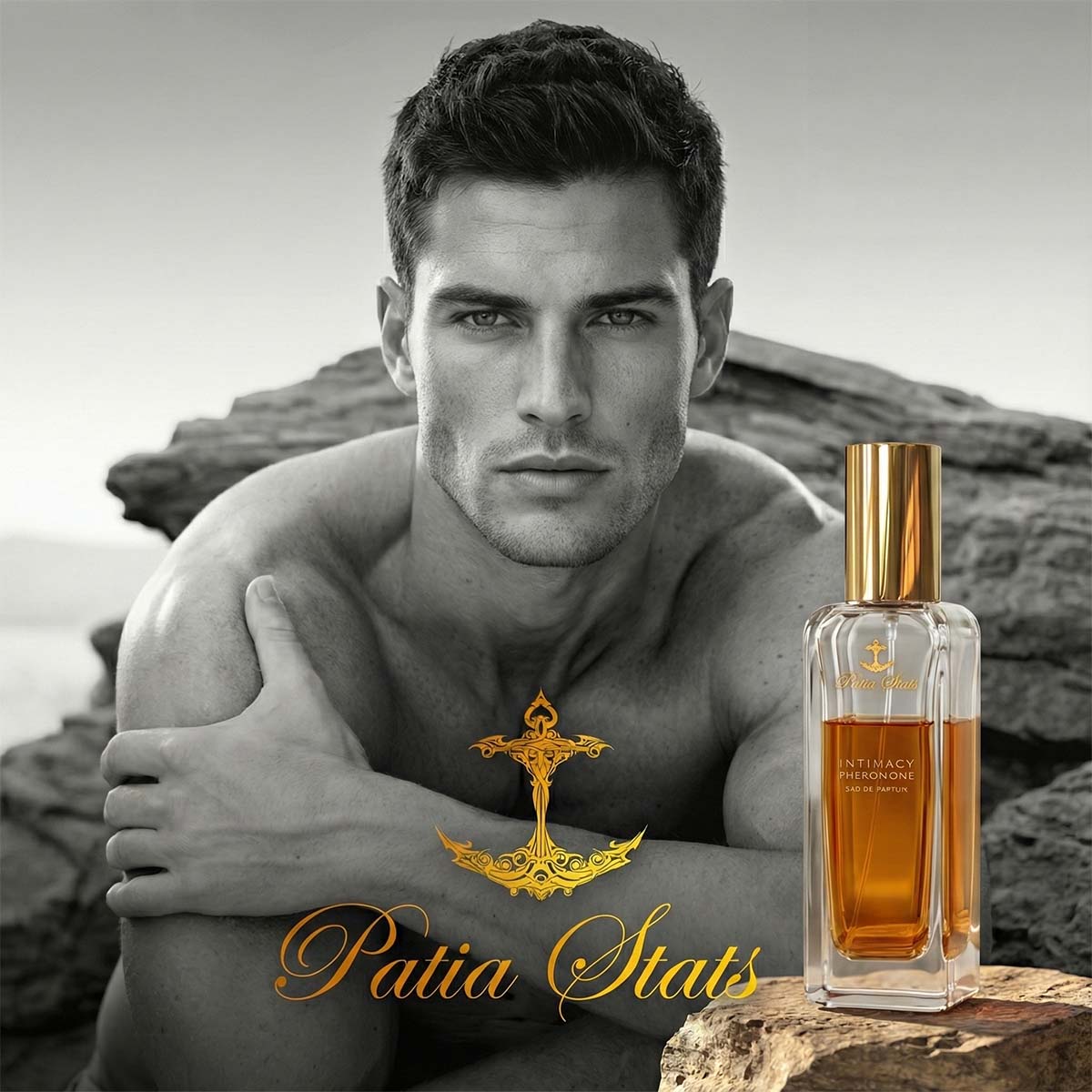 Patia Stats® Intimacy Pheromones Perfume For Men | Attraction DNA Infused Formula | Eau De Parfum 20ml