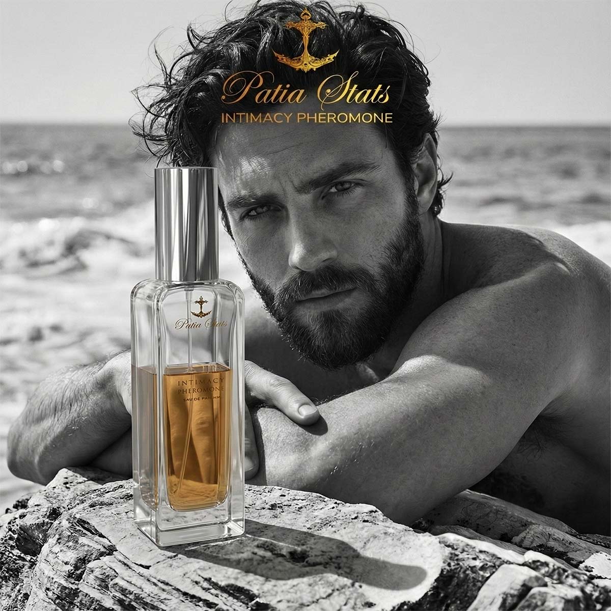Patia Stats® Intimacy Pheromones Perfume For Men | Attraction DNA Infused Formula | Eau De Parfum 20ml