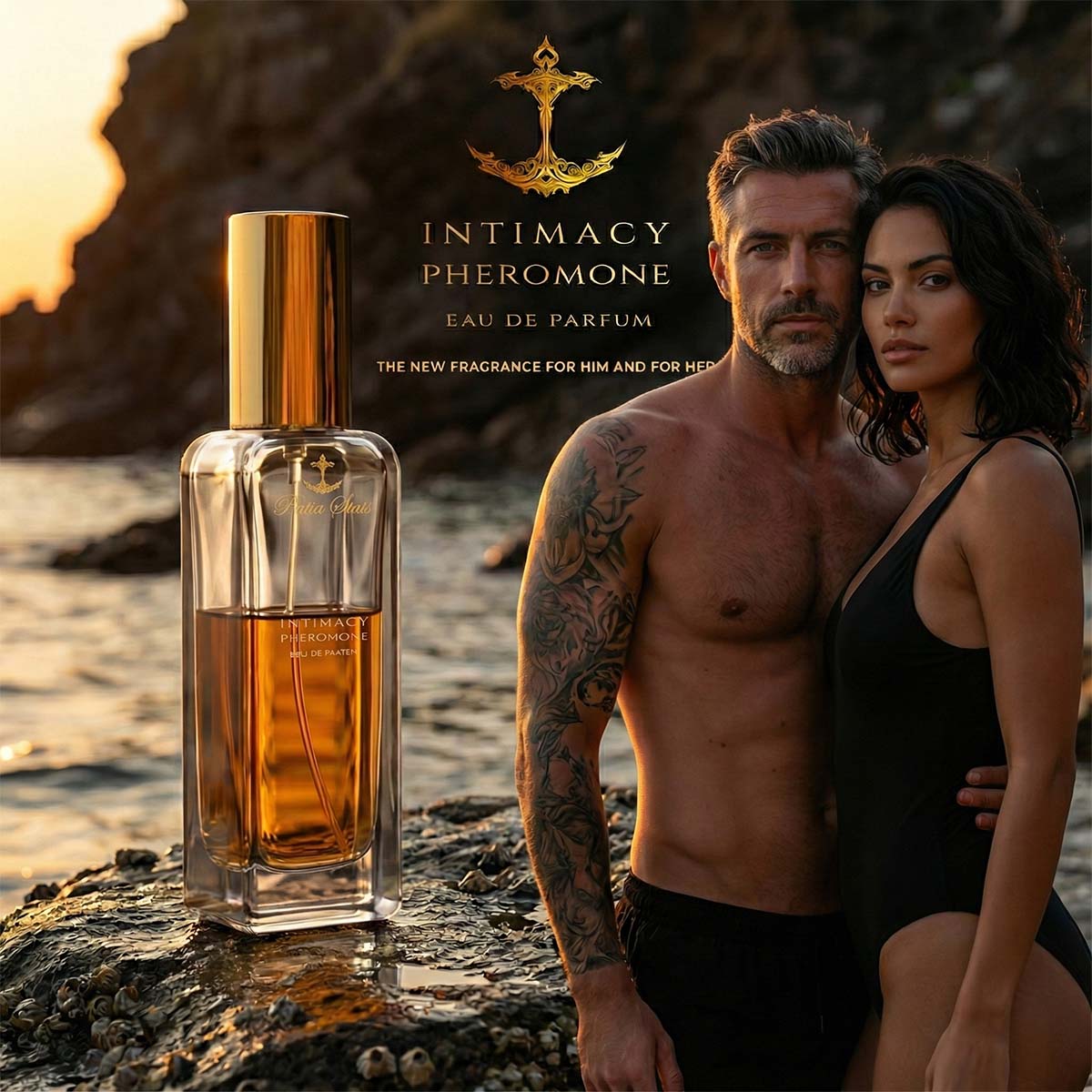 Patia Stats® Intimacy Pheromones Perfume For Men | Attraction DNA Infused Formula | Eau De Parfum 20ml