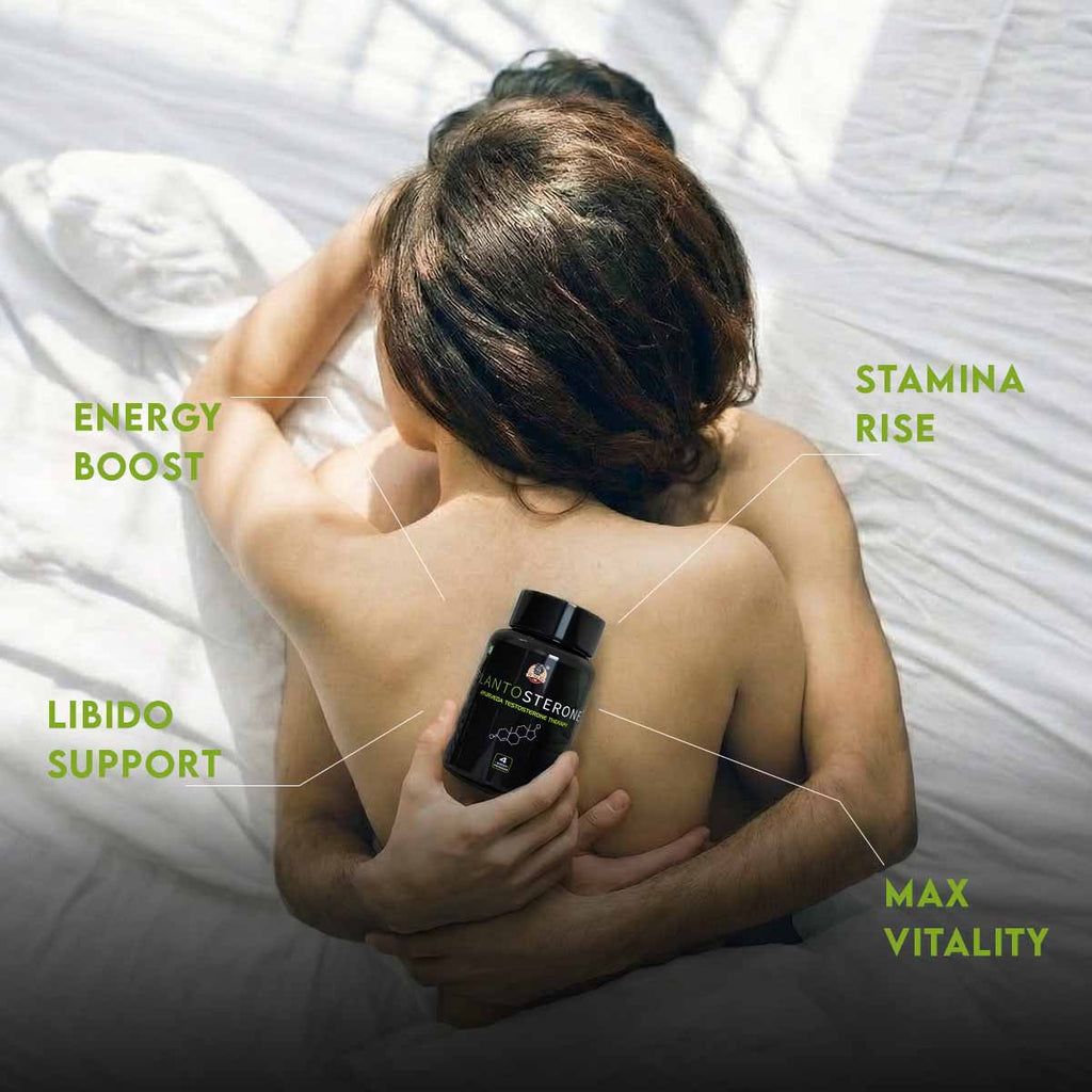 YogaManLab® PLANTOSTERONE - Men Libido & Timing Booster | Ayurvedic Capsules & Serum | Enhances Bedroom Performance | 100% Natural