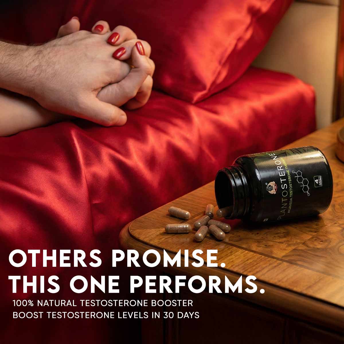 YogaManLab® PLANTOSTERONE - Men Libido & Timing Booster | Ayurvedic Capsules & Serum | Enhances Bedroom Performance | 100% Natural