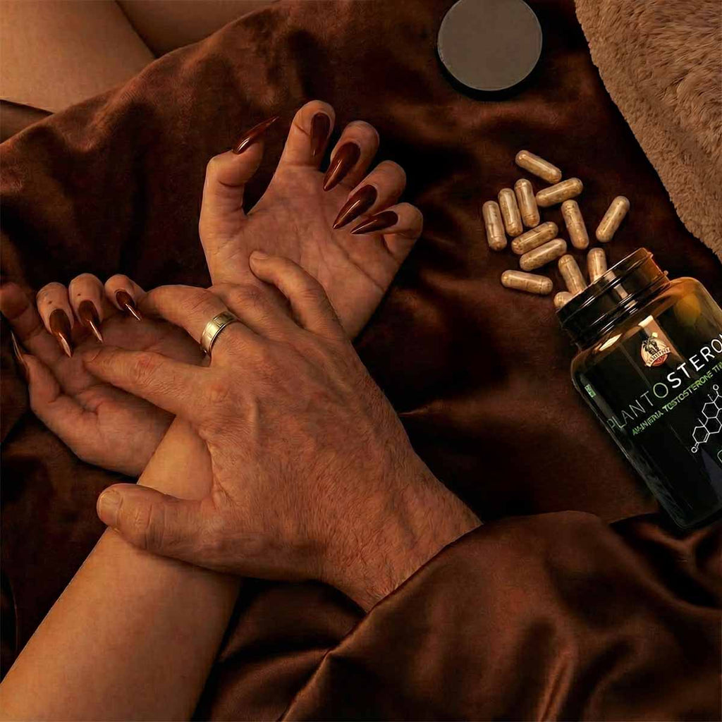 YogaManLab® PLANTOSTERONE - Men Libido & Timing Booster | Ayurvedic Capsules & Serum | Enhances Bedroom Performance | 100% Natural