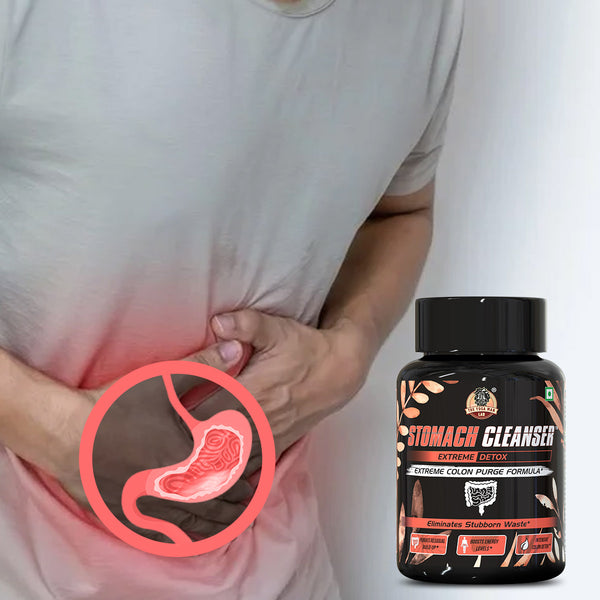 YogaManLab® STOMACH CLEANSER- Extreme Detox Ayurvedic Supplement | For People With Delayed Motion & Hard Stool | 100% Natural