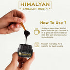 YogaManLab® Himalayan Shilajit Resin Gold | High Fulvic Acid & 87 Trace Minerals | Lab Certified, 100% Natural | 10gm Pack