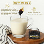 YogaManLab® Himalayan Shilajit Resin Gold | High Fulvic Acid & 87 Trace Minerals | Lab Certified, 100% Natural | 10gm Pack