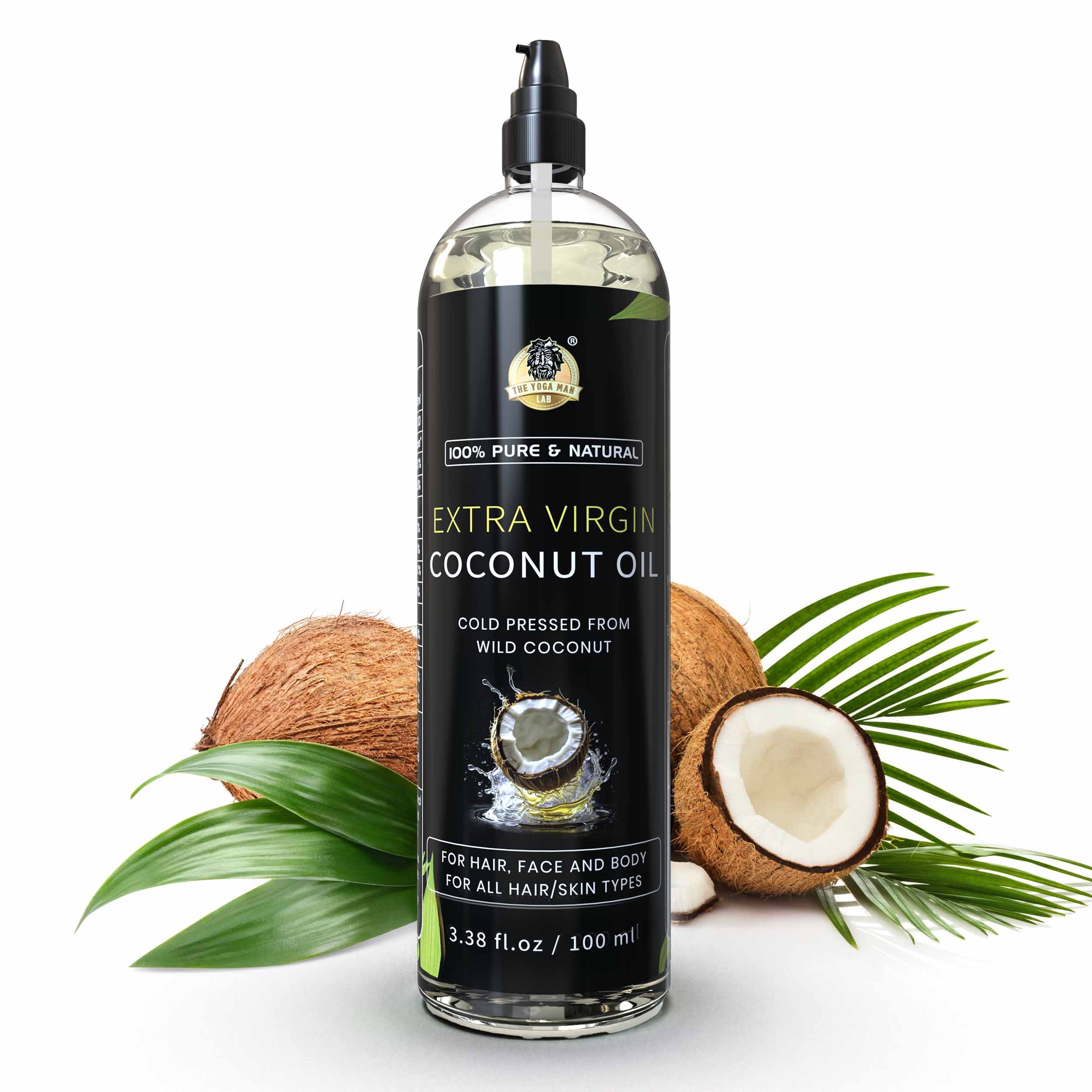 YogaManLab® Virgin Coconut Oil – Cold Pressed Main image
