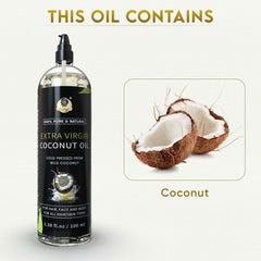 YogaManLab® Virgin Coconut Oil – Cold Pressed