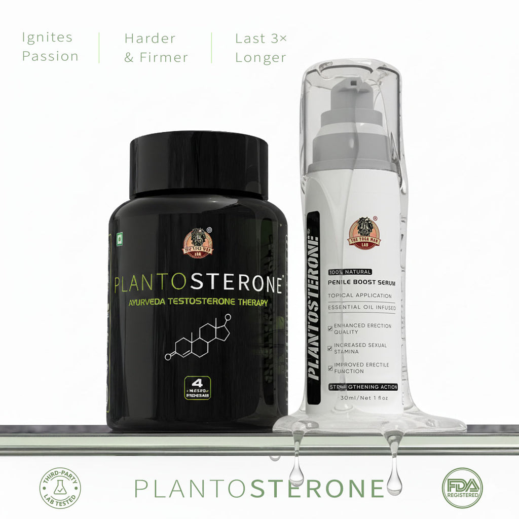 PLANTOSTERONE - पुरुष ड्राइव कामेच्छा बूस्टर आयुर्वेदिक पूरक | बेडरूम प्रदर्शन को बढ़ाता है | 100% प्राकृतिक और आयुर्वेदिक