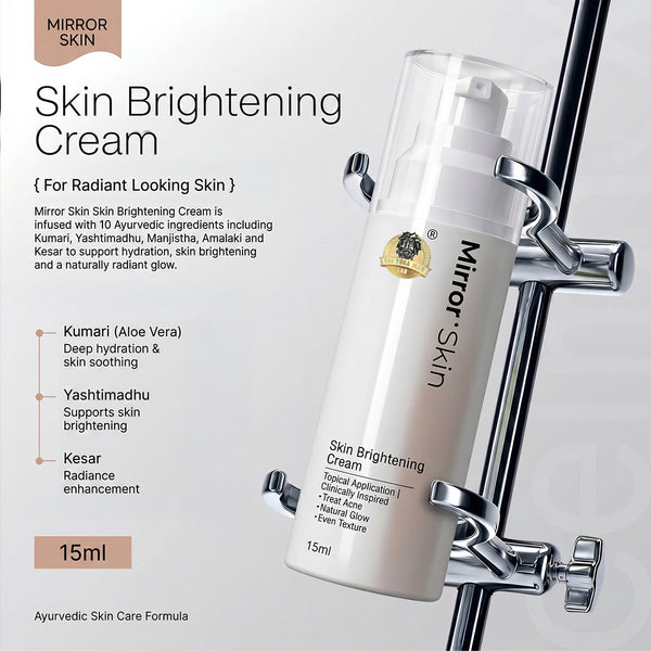YogaManLab® Mirror Skin Cream | Dark Spots, Acne Marks & Pigmentation | Glass Skin Glow | 15ml