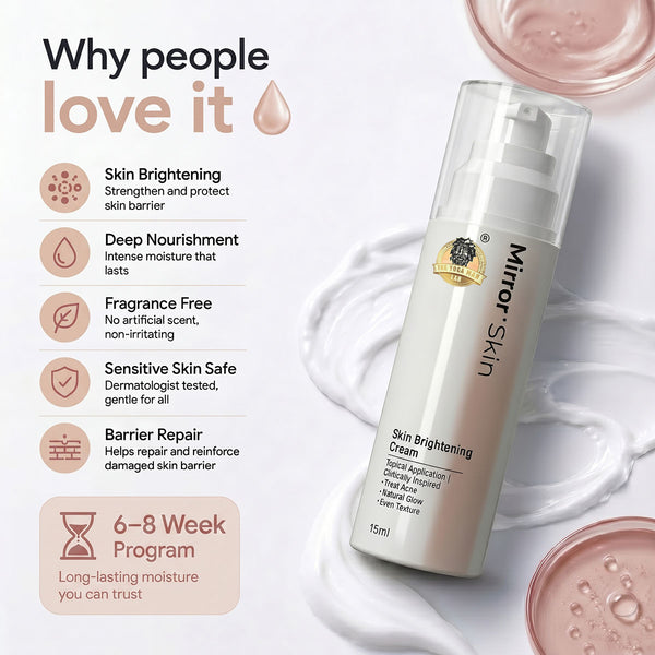 YogaManLab® Mirror Skin Cream | Dark Spots, Acne Marks & Pigmentation | Glass Skin Glow | 15ml