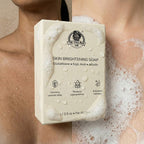YogaManLab® Glutathione Skin Whitening Kojic Acid Soap | Makes Skin Bright & Glowing | Glutathione, Chandan, Haldi, Kesar, Sandal Wood and Saffron Soap | For Men & Women Skin