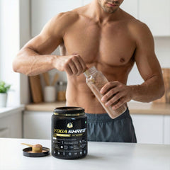 योगा श्रेड - फैट एट-होम आयुर्वेदिक सप्लीमेंट (पुरुष) बर्न करें | वजन घटाने और ऊर्जा बढ़ाने में मदद करता है | आयुर्वेदिक और 100% प्राकृतिक