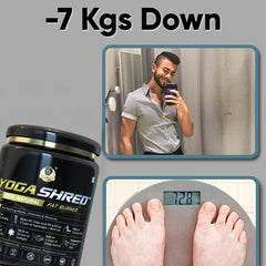 योगा श्रेड - फैट एट-होम आयुर्वेदिक सप्लीमेंट (पुरुष) बर्न करें | वजन घटाने और ऊर्जा बढ़ाने में मदद करता है | आयुर्वेदिक और 100% प्राकृतिक