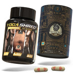 YogaManLab® YOGA SHRED - Burn Fat At-Home Ayurvedic Supplement Capsules (Men) | Helps in Weight Loss & Boosting Energy | Ayurvedic & 100% Natural