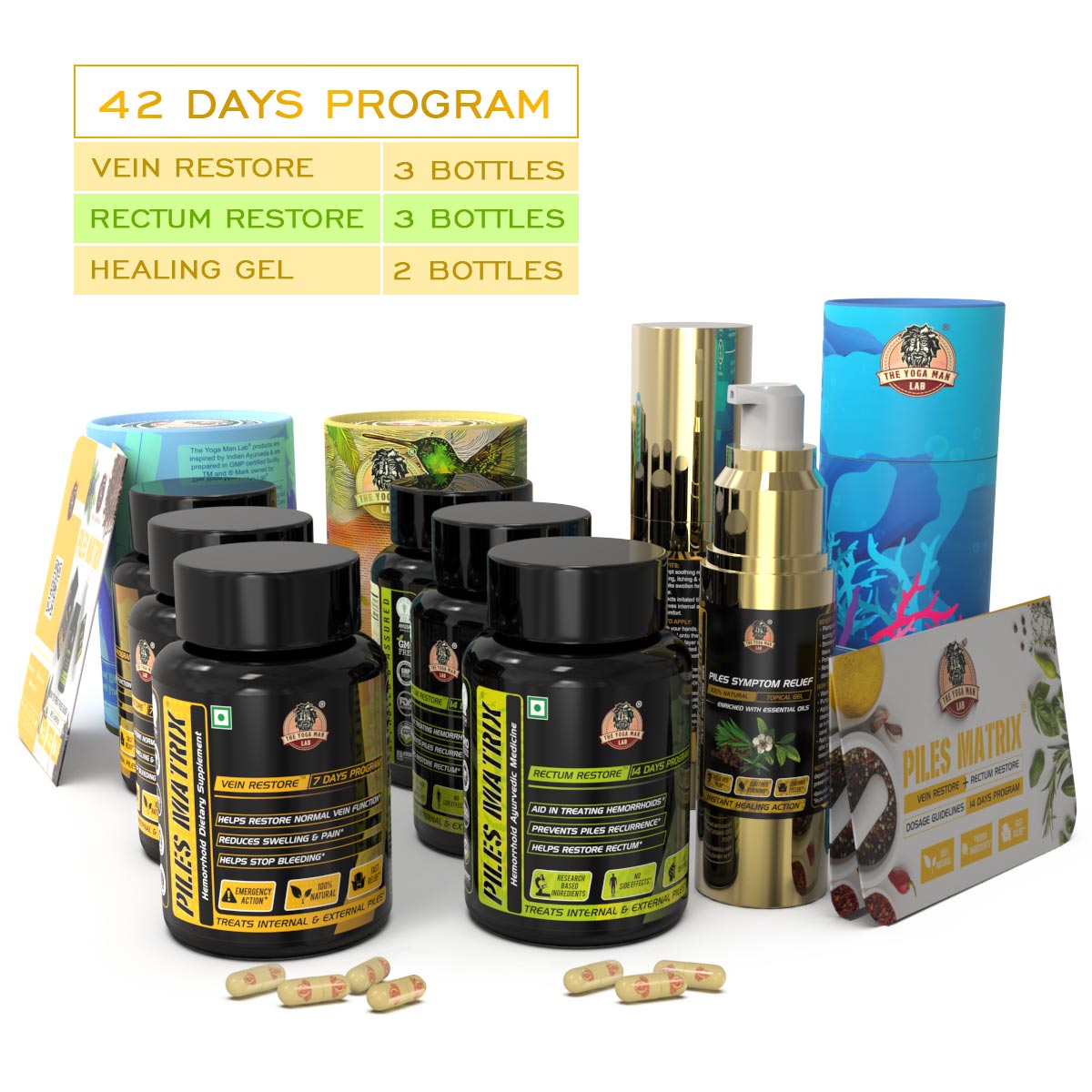 Piles Matrix Ayurvedic Piles Support Kit