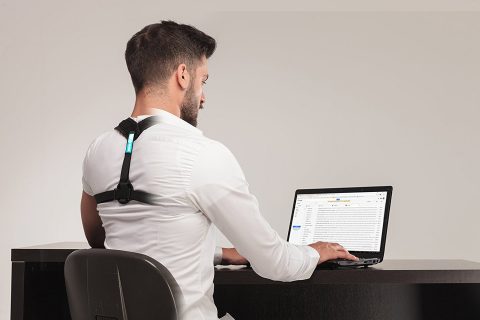 YogaManLab® Posture Corrector Belt - Back Pain, Hips Pain, Sciatica Pain - Corrects Hump Back