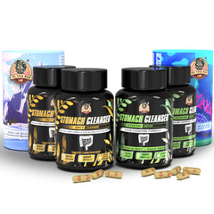 STOMACH CLEANSER KIT- Intestine Detox + Daily Fiber Cleanse (2 Ayurvedic Supplements) | Probiotic Soluble Fiber Combo For Instant Colon Detox & Daily Bowel Movement | 100% Natural Health Care > Gut Health > Colon Detox > Supplement > Ayurvedic Constipation, IBS & Bowel Treatment The Yoga Man Lab Pack of 2: ₹2490/- (66% Off)  