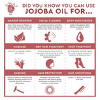 Best Jojoba Oil 100% Pure & Organic Cold Pressed Oil | Promotes Hair Growth & Skin Moisturizing Health & Beauty > Oil > Topical Oil > Hair, Body, Nails The Yoga Man Lab   