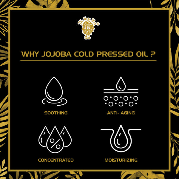 YogaManLab® Best Jojoba Oil 100% Pure & Organic Cold Pressed Oil | Promotes Hair Growth & Skin Moisturizing (200ml)