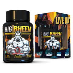 BIG BHEEM - Muscle & Weight Gain Supplement | 100% Natural Ayurvedic Testo Booster For Increased Bedroom Performance Health Care > Muscle Building > Muscle Growth > Supplement > Ayurvedic Weight Gain The Yoga Man Lab 30 Days Pack: ₹1999/- (33% Off)  