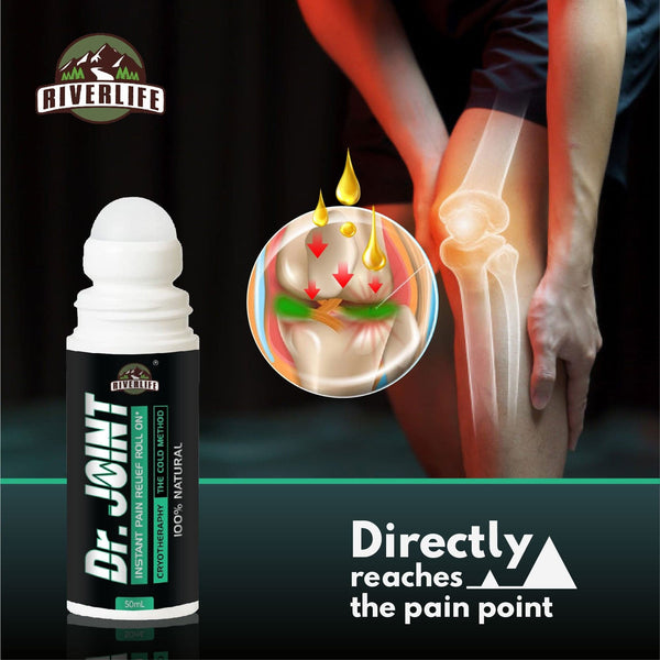 YogaManLab® Dr. Joint Roll-On For Instant Pain Relief | Ayurvedic Oil Formula | 100% Natural
