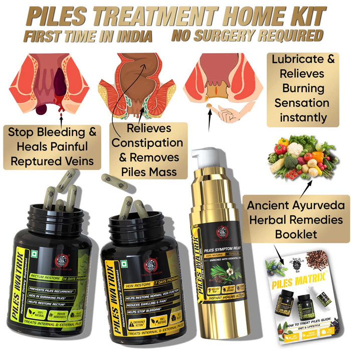 YogaManLab® Piles Matrix Kit