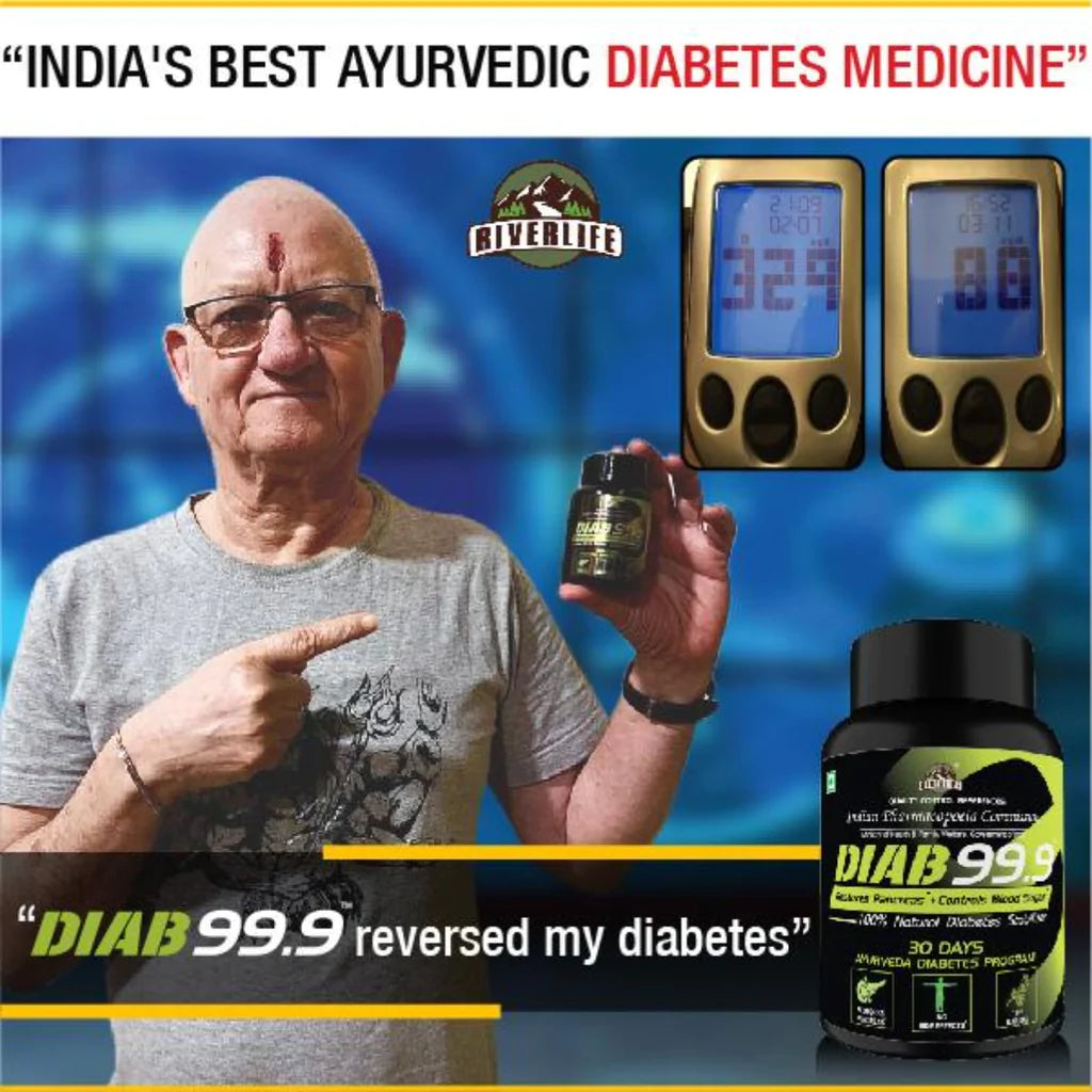 Diab 99.9 Type-2 Ayurvedic Sugar Reversal Program | Get Free Doctor & Dietitian Reversal Consultation | 100% Natural Health Care > Metabolic Health > Diabetes > Supplement > Ayurvedic Diabetes Reversal The Yoga Man Lab   