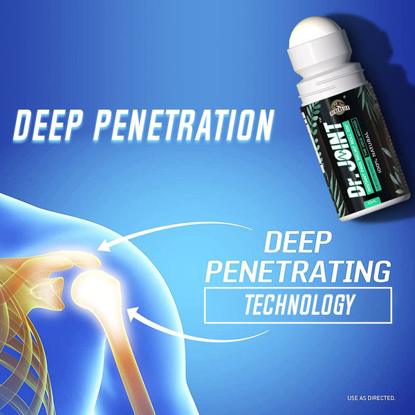 YogaManLab® Dr. Joint Roll-On For Instant Pain Relief | Ayurvedic Oil Formula | 100% Natural