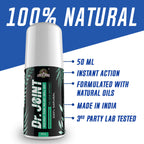 Dr. Joint Roll-On For Instant Pain Relief | Ayurvedic Oil Formula | 100% Natural  The Yoga Man Lab   